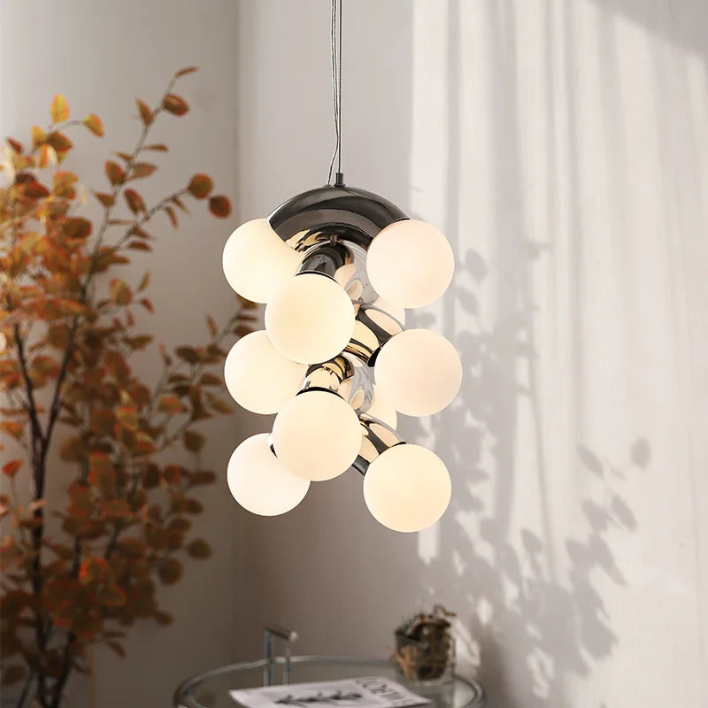 lustre moderne et créatif en forme de raisin style nordique vintage