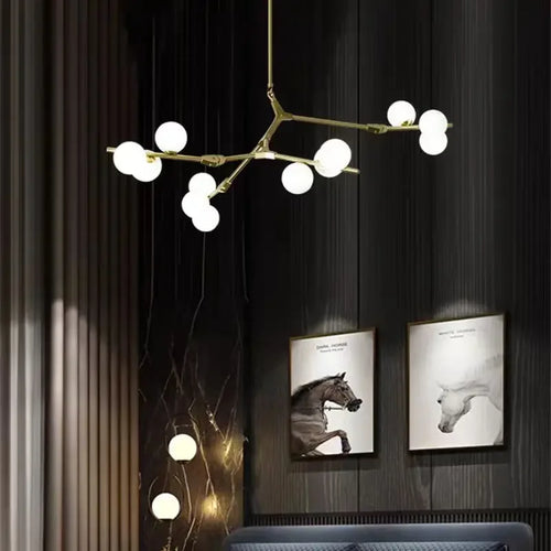 lustre moderne en verre design pour votre décoration intérieure - vue 2 sur 9