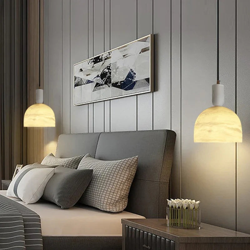 suspension en marbre naturel pour décoration intérieure moderne - vue 3 sur 7