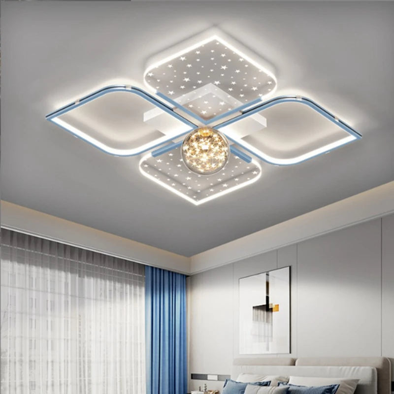 plafonnier led luxueux pour un éclairage moderne intérieur - vue 4 sur 10