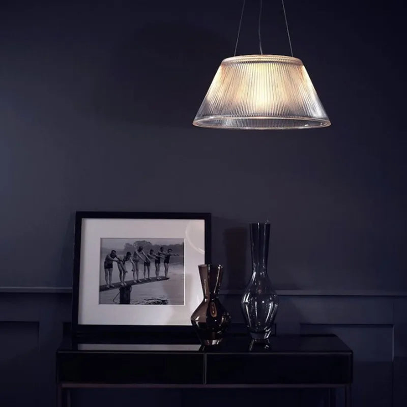 lustre design moderne en verre pour cafés hôtels et magasins - vue 3 sur 8