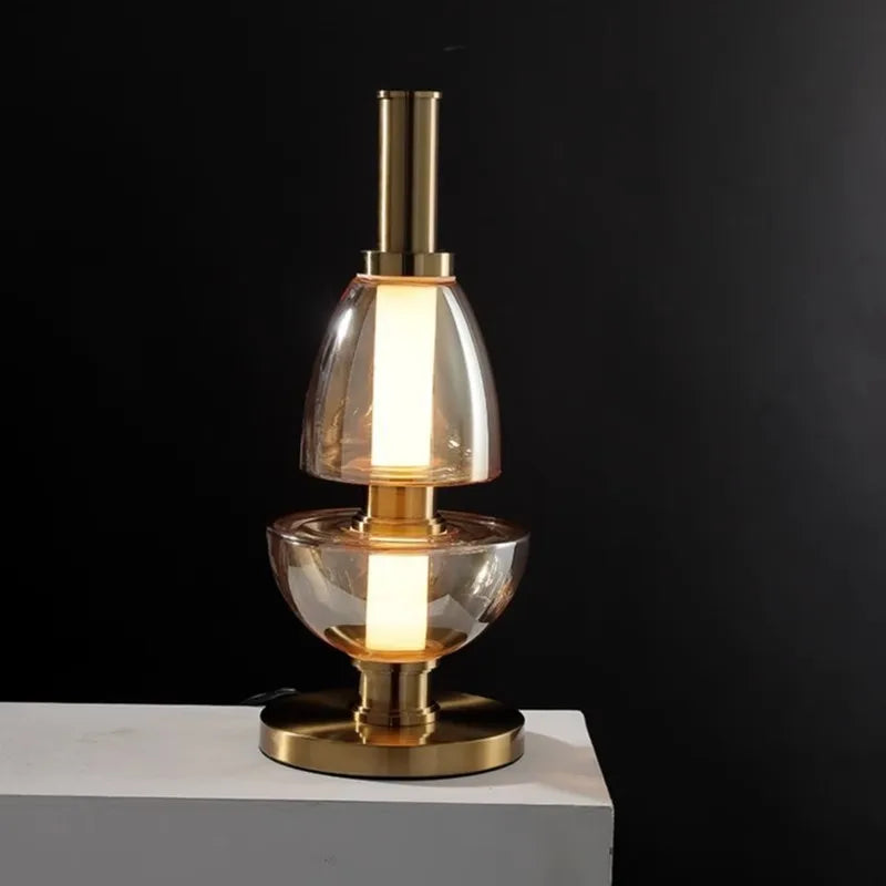 lustre moderne en verre design minimaliste pour restaurant et café - vue 5 sur 11