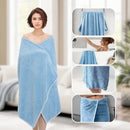 serviette de bain polaire corail large seche rapide