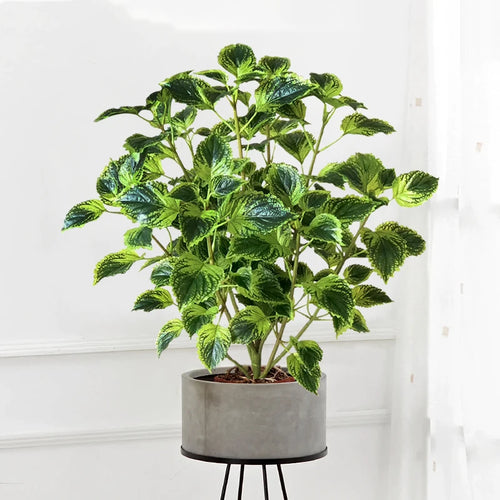 plantes artificielles d'eucalyptus et menthe tropicale pour décoration intérieur