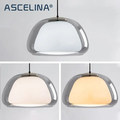 lustre verre moderne luxe décor maison luminaire