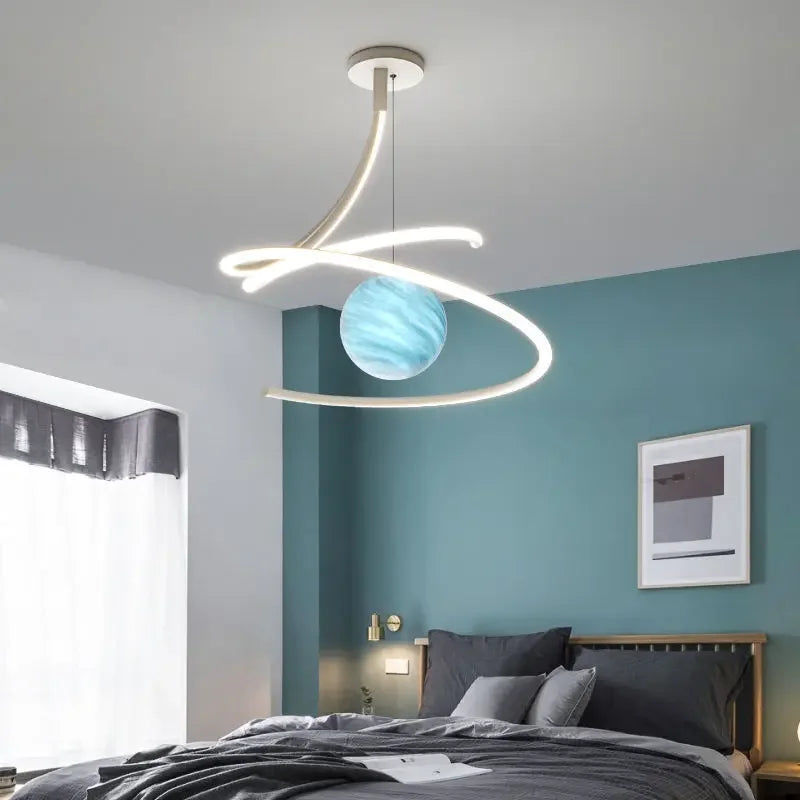 plafonnier led moderne créatif pour décoration intérieure - vue 4 sur 10