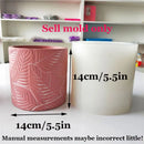 moules en silicone pour pots de fleurs motifs feuilles 2024