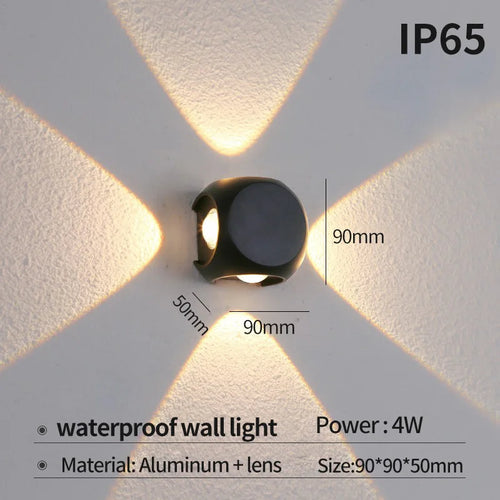 applique murale led moderne pour intérieur et extérieur - vue 12 sur 12