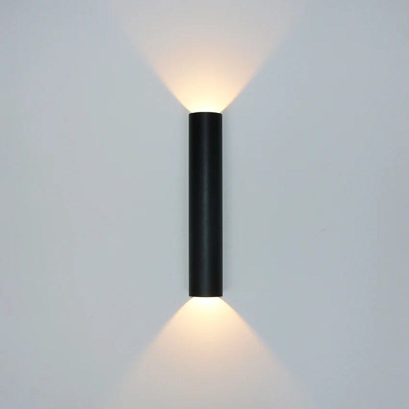 applique murale led en aluminium haut et bas au40