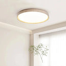 plafonnier Led en pierre Downlight monté en Surface rétro luminaires noyer bûche bois couleur chambre salon grande lumière