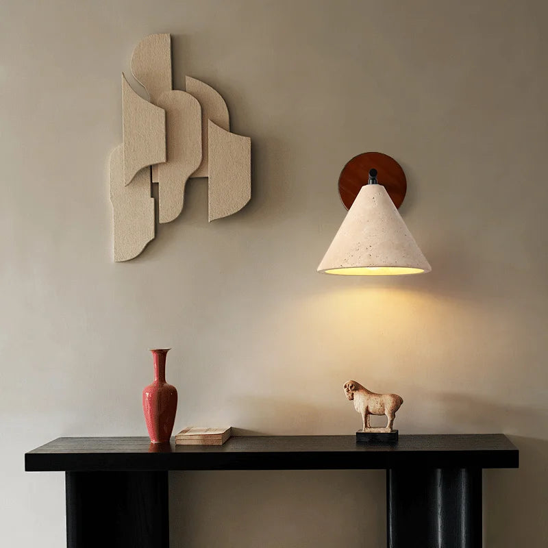 applique murale en pierre naturelle décorative et lumineuse - vue 6 sur 7