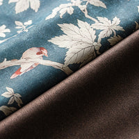 Rideau occultant motif feuillage pour chambre salon