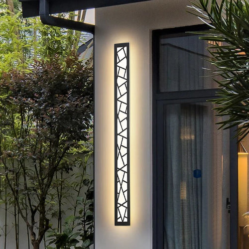 applique murale extérieure étanche en aluminium pour jardin et porche