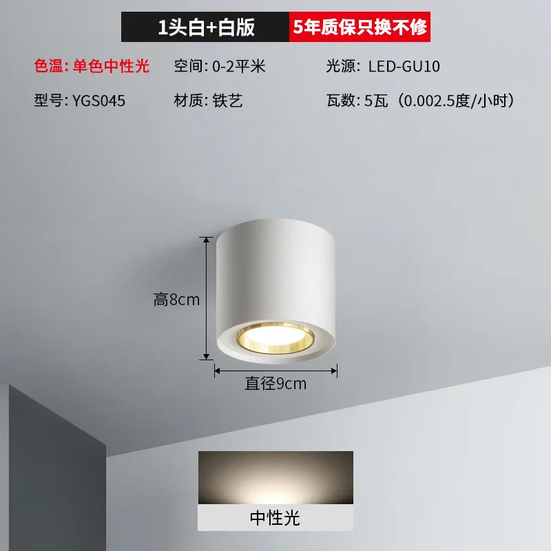 plafonnier double tête pour éclairage intérieur et extérieur - vue 13 sur 13