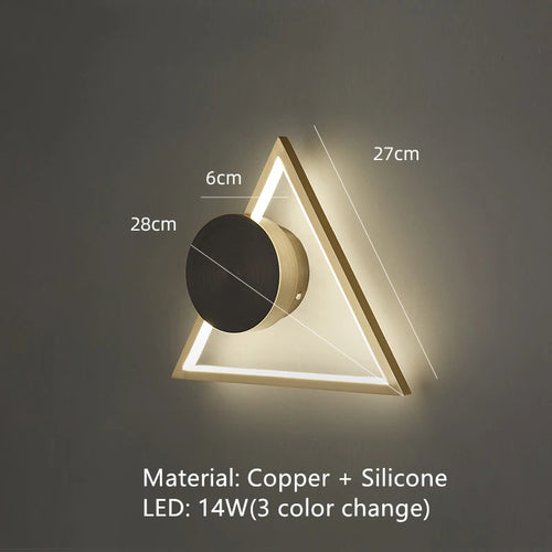 applique murale led en laiton style art déco pour intérieur moderne - vue 17 sur 23