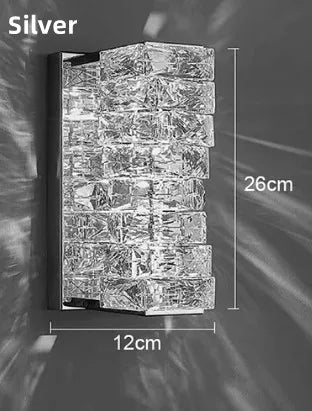 applique murale en cristal moderne lampe à led pour intérieur - vue 14 sur 18