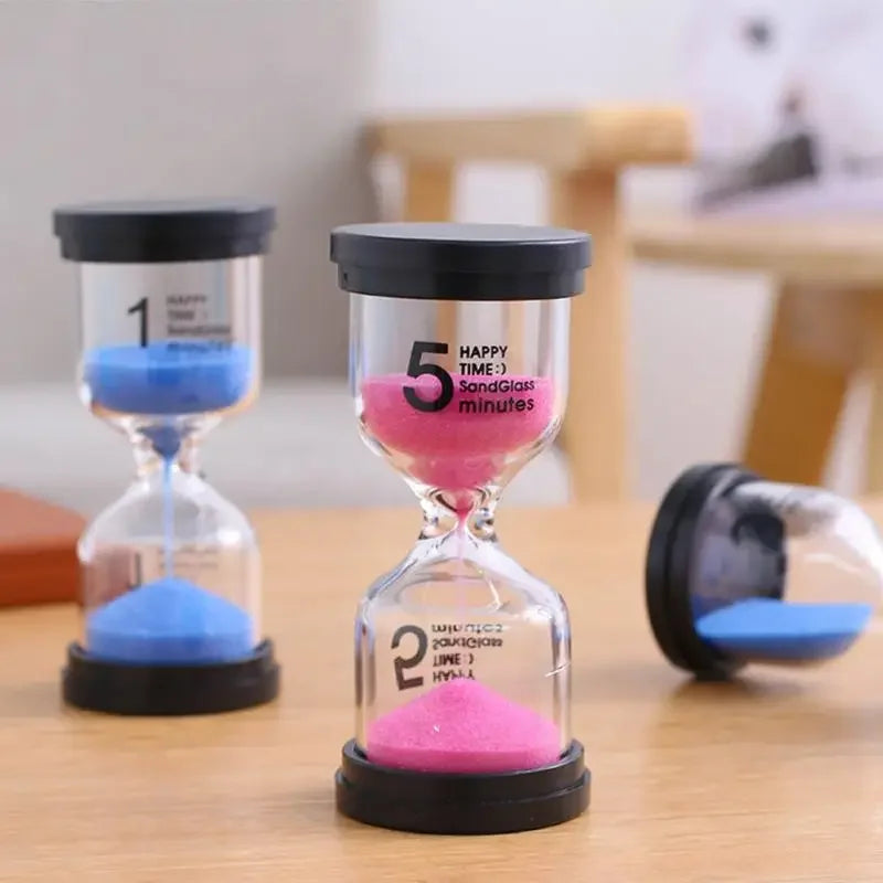 montre de sable sablier horloge de cuisine décoration cadeau pour enfants - vue 6 sur 11