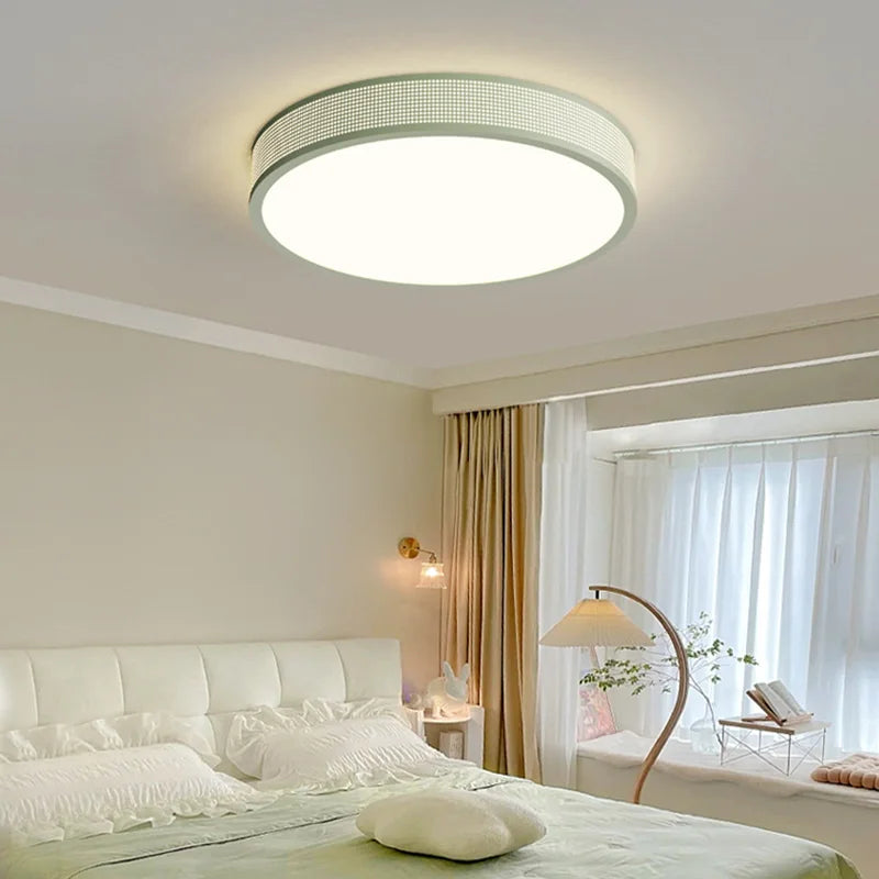 qiyimei led plafonnier style cercle carré pour décoration maison - vue 3 sur 22