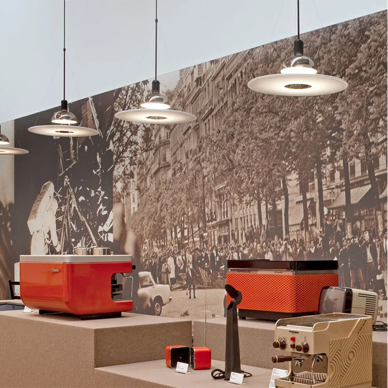 lustre nordique créatif en forme de soucoupe volante décoration intérieure - vue 5 sur 6