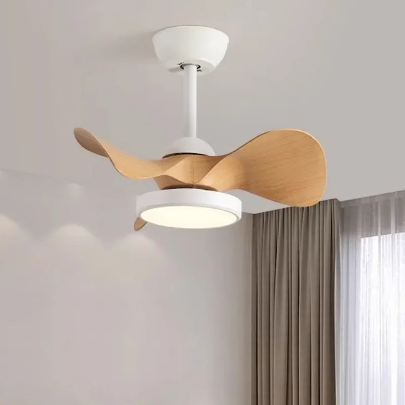 ventilateur de plafond moderne silencieux avec lumière led et télécommande - vue 4 sur 9
