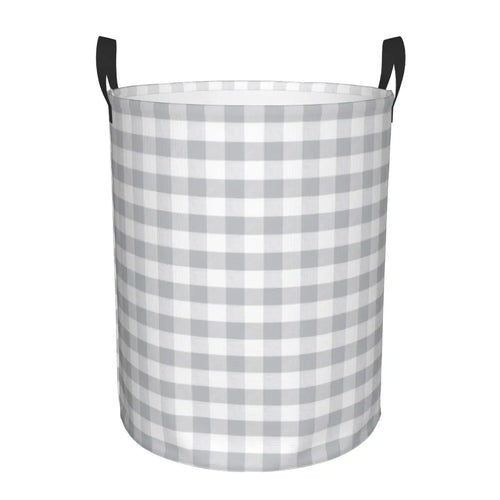 panier à linge pliable personnalisé à damier géométrique pour enfant - vue 18 sur 30