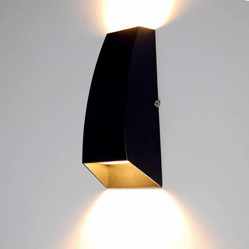 Applique murale extérieures LED étanche haut et bas applique murale AC90-260V 2*3W COB ampoule en aluminium cour jardin porche couloir lumières