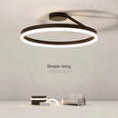 lustre minimaliste rond pour éclairage intérieur de luxe