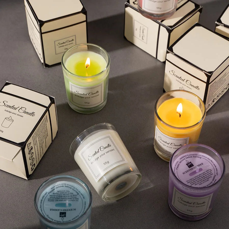 coffret cadeau bougie aromathérapie haut de gamme fait main - vue 5 sur 12