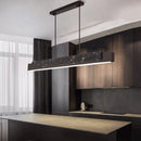 Lustre design style marbre moderne de luxe minimaliste longue bande