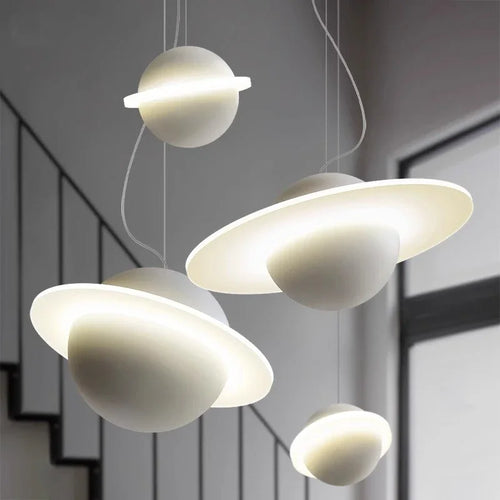 suspension moderne créative en bois pour décoration intérieure - vue 5 sur 11