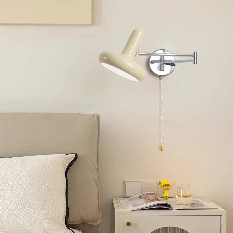 applique murale télescopique moderne lampe de lecture pliable minimaliste - vue 5 sur 17