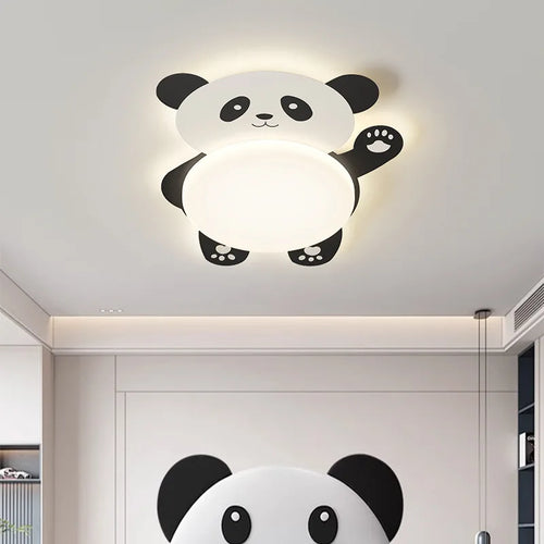 plafonnier panda mignon pour chambre d'enfant moderne minimaliste - vue 2 sur 7