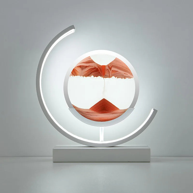 lampe à poser LED art sable pour décoration intérieure dynamique - vue 15 sur 16