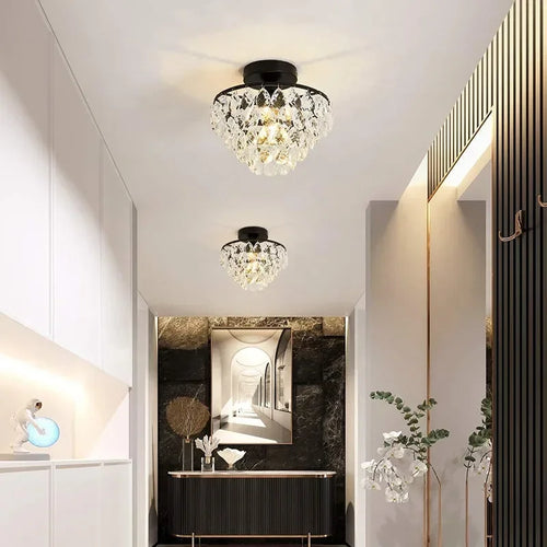 plafonnier moderne en cristal pour intérieur élégant et raffiné - vue 6 sur 9