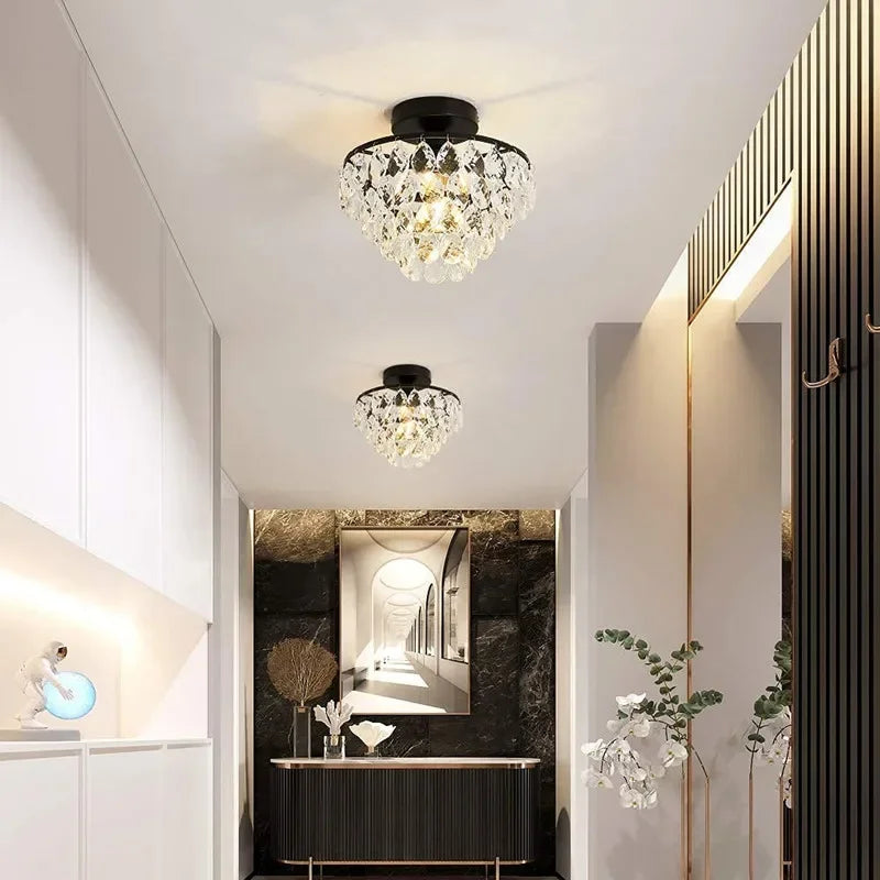 plafonnier moderne en cristal pour intérieur élégant et raffiné - vue 5 sur 9