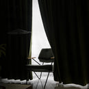 Rideau occultant style retro pour grandes fenetres salon