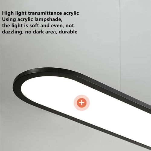 lustre suspension led design minimaliste pour éclairage