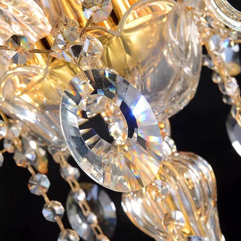 lampadaire en cristal moderne pour décoration intérieure élégante - vue 7 sur 7