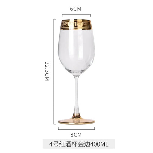 Verre champagne cristal style europeen bordure elegante