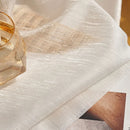 Voilage tulle scintillant moderne pour salon chambre fenêtre
