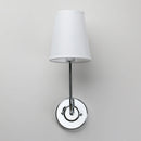 lot de 2 appliques murales industrielles phansthy avec abat-jour en tissu