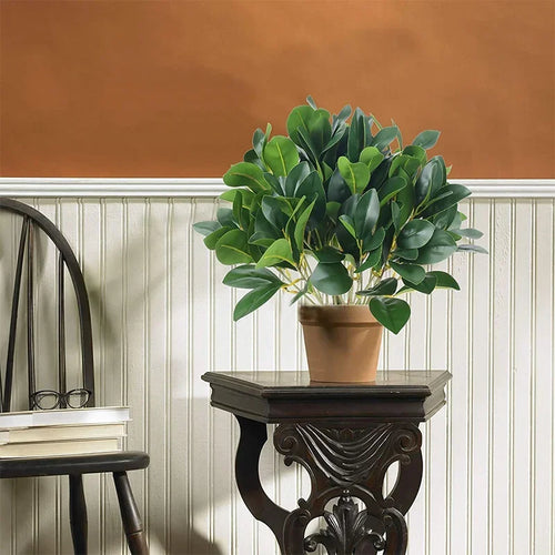 arbustes artificiels eucalyptus branches décoratives pour jardin et mariage - vue 8 sur 8