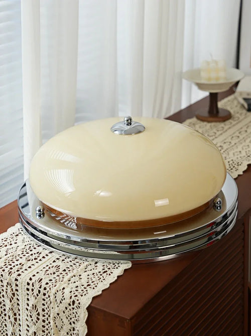 plafonnier médiéval rétro en verre pour éclairage intérieur