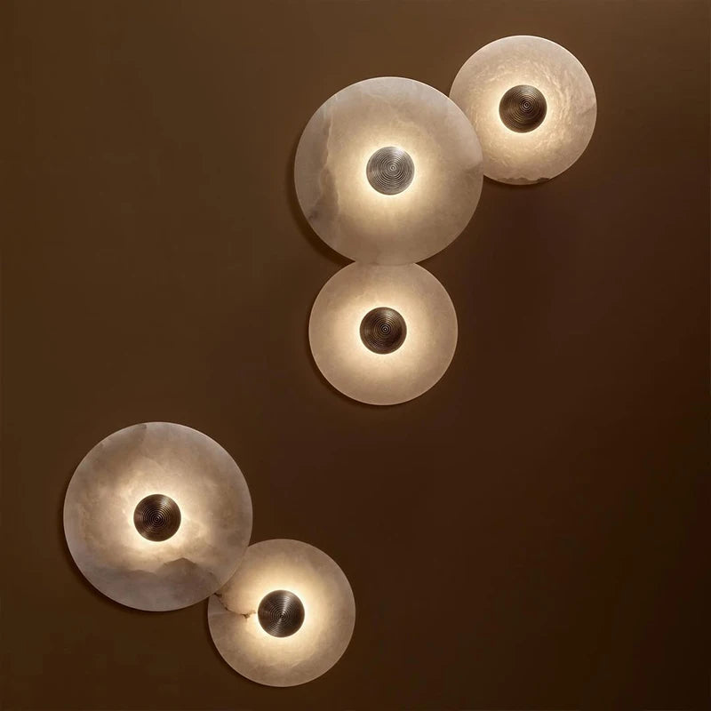 Applique murale LED en marbre naturel - vue 4 sur 19