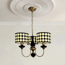 Lustres en cuivre lampe Lustres moderne pour salle à manger salon hôtel lumière intérieure décoration Lustres en fer forgé éclairage