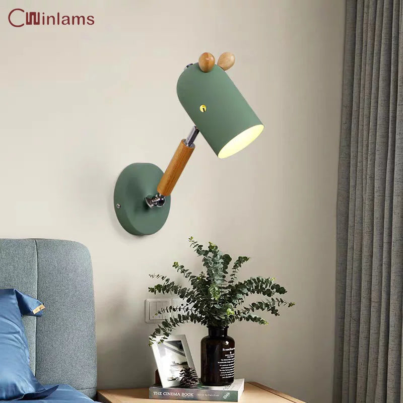 applique murale moderne pour chambre d'enfants style dessin animé