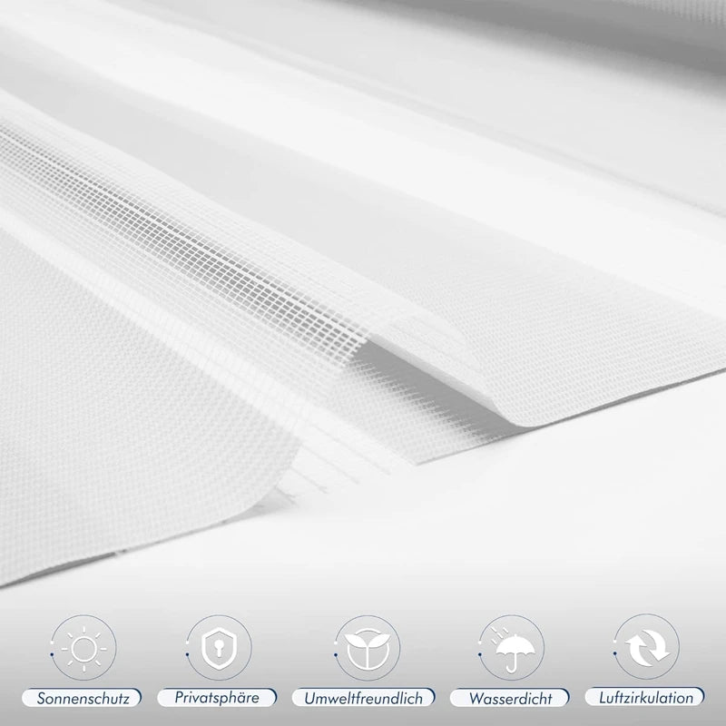 Store enrouleur duo translucide occultant sans percage fenetre