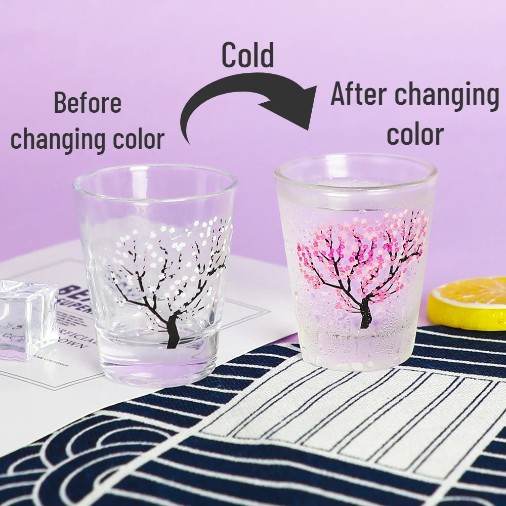Verres a vodka thermosensibles changeants petits verres bar