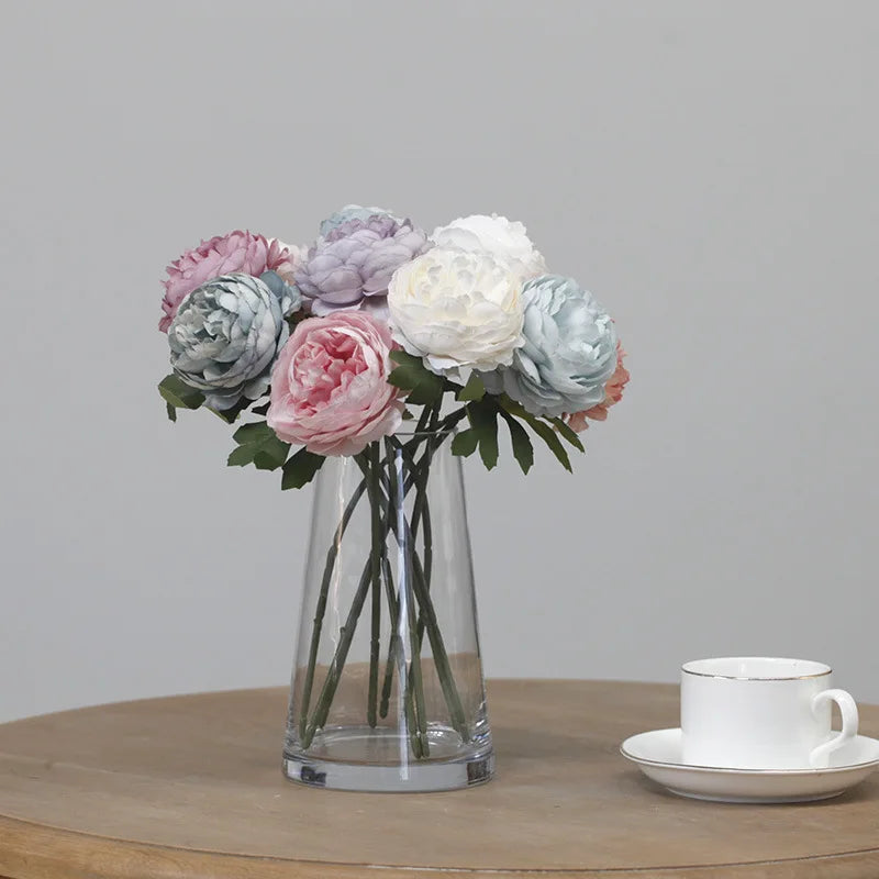 pivoine artificielle réaliste pour décoration et mariage