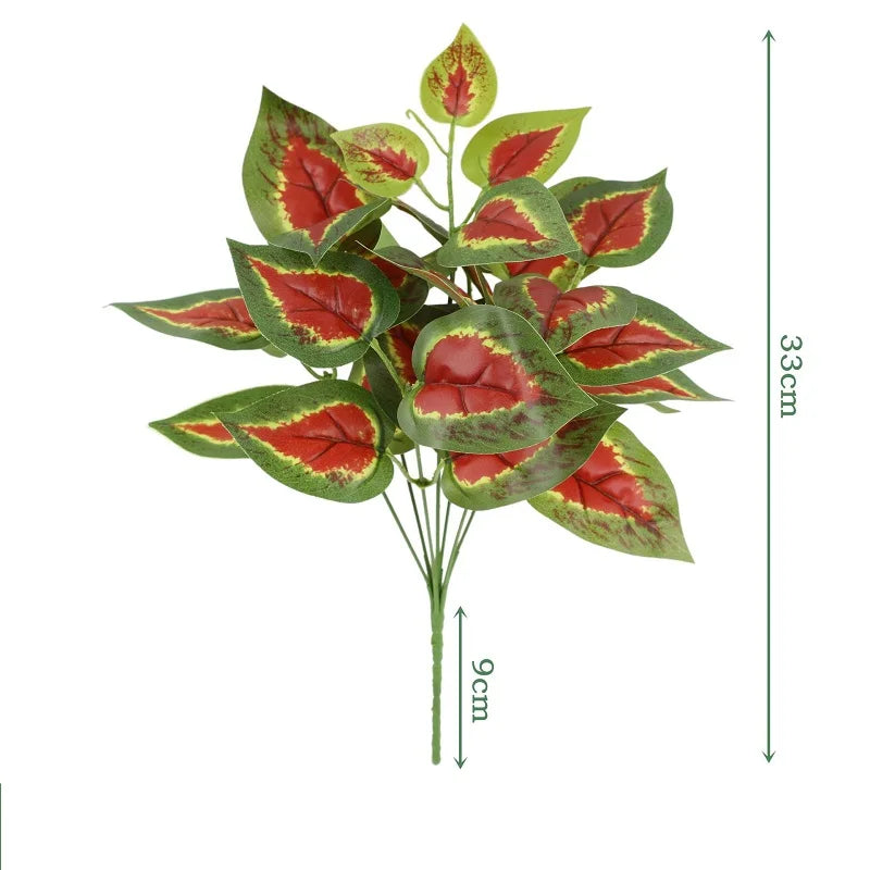 feuilles de bambou artificielles en soie pour décoration élégante - vue 30 sur 32